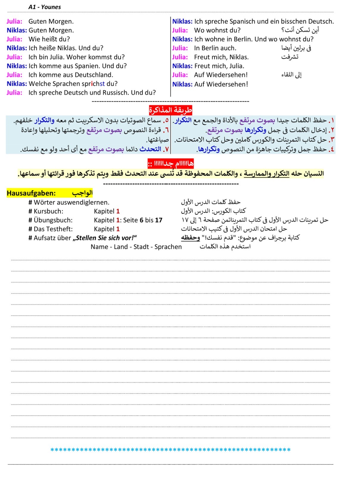صفحة ملخص