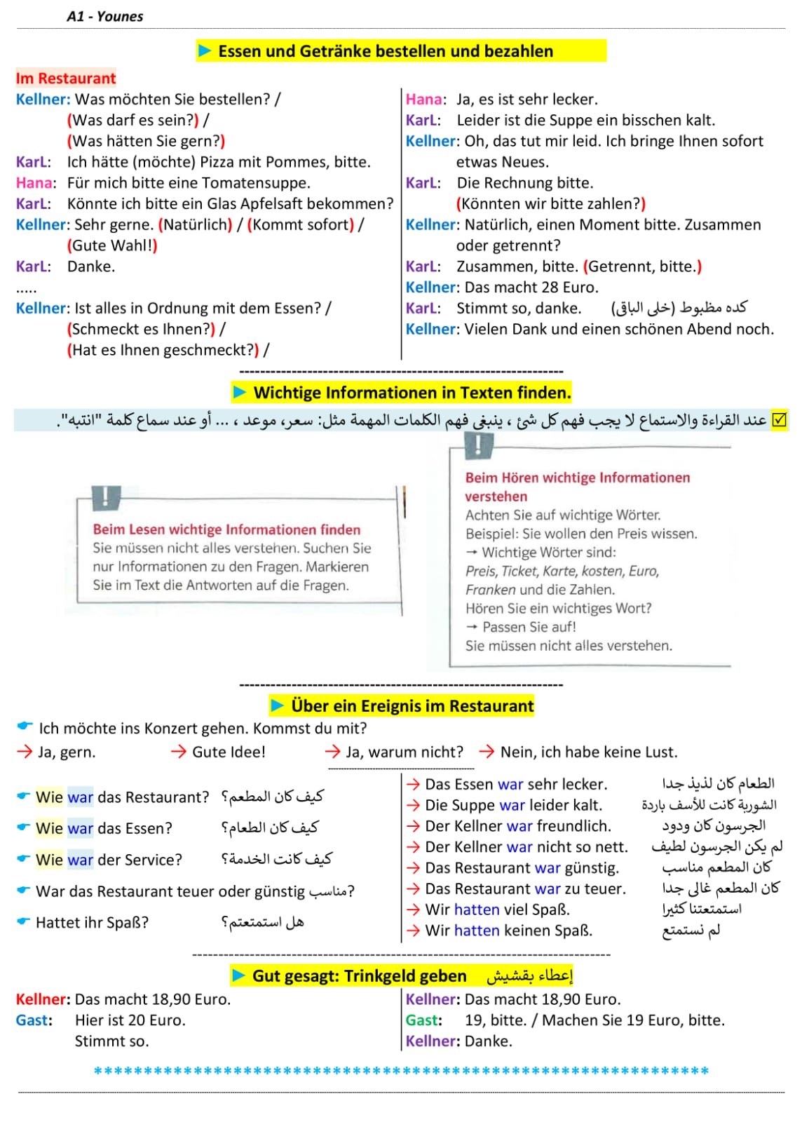 صفحة ملخص