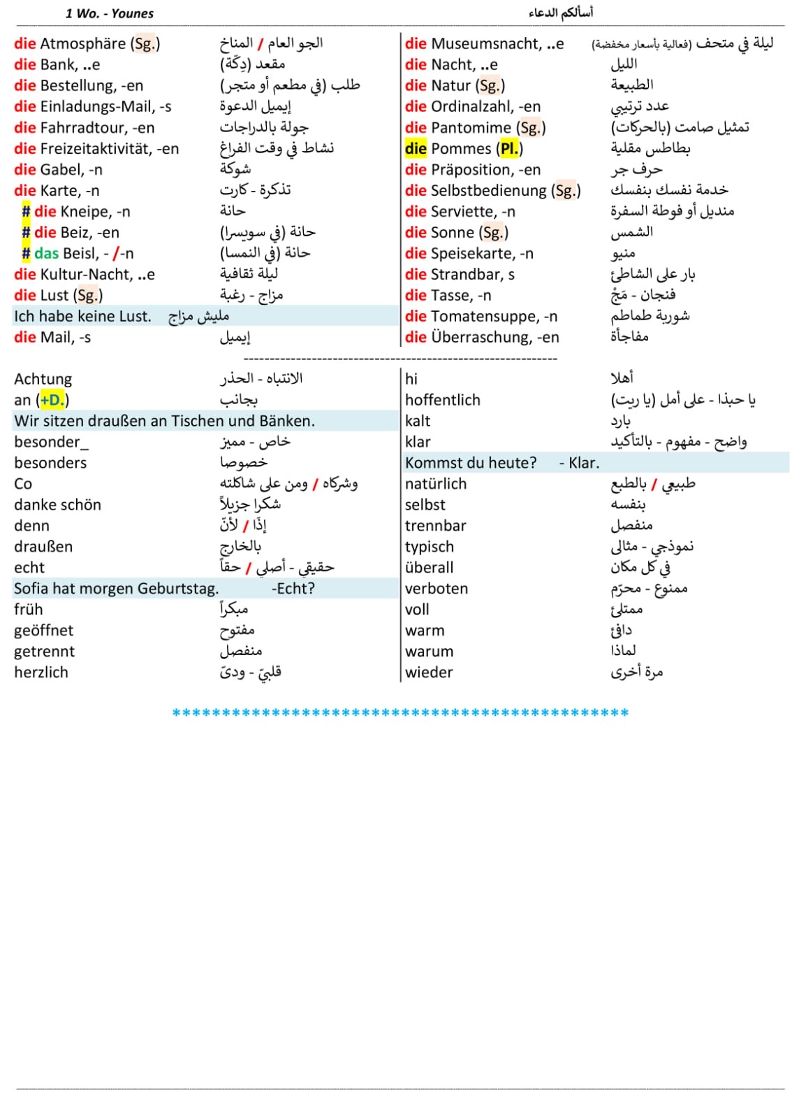 صفحة ملخص