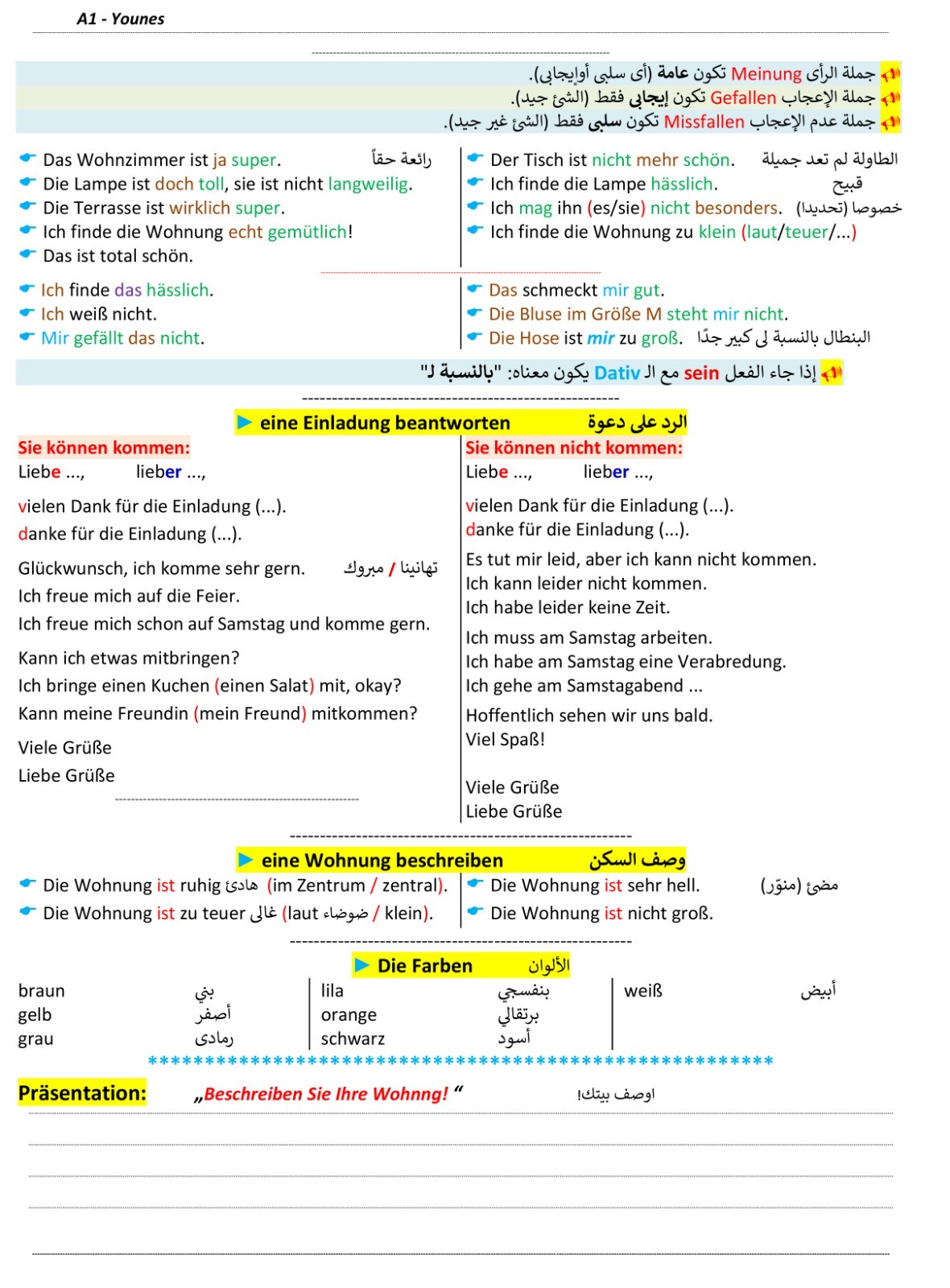 صفحة ملخص
